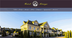 Desktop Screenshot of hotel-mirage.com.ua